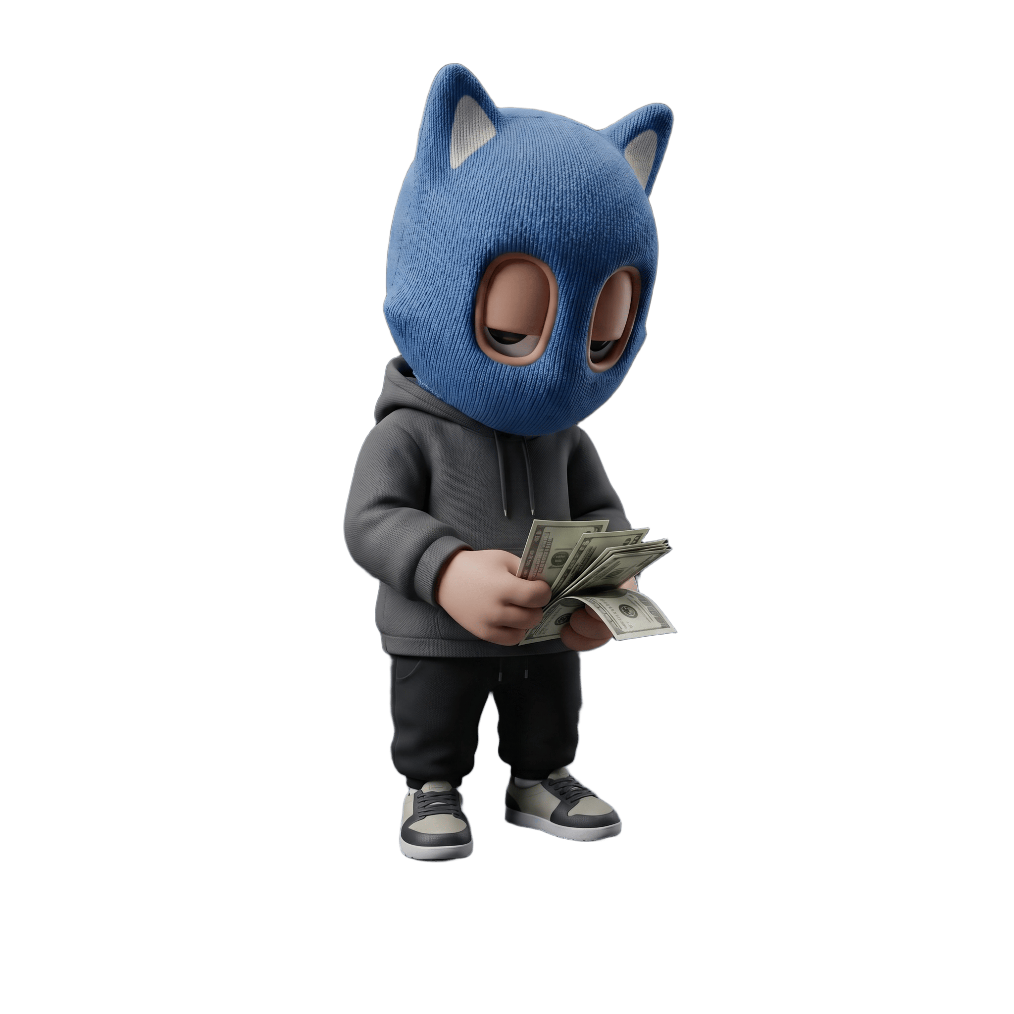 Voss affiliate blue character
